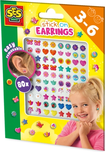 SES Creative Aufklebe-Ohrringe für Kinder