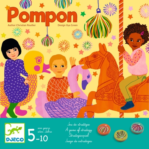 Pompon - strategisches Brettspiel für Kinder