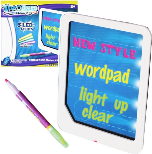Magisches LED-Tablet für Kinder mit Licht