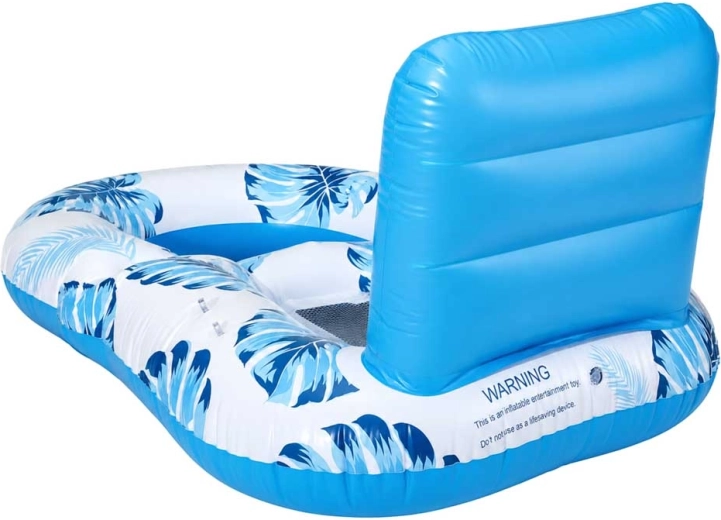 Rückenlehne und bequemes Sitzen auf dem Wasser
