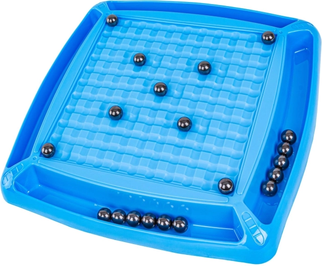 Die Spielunterlage hält die Kugeln unter Kontrolle