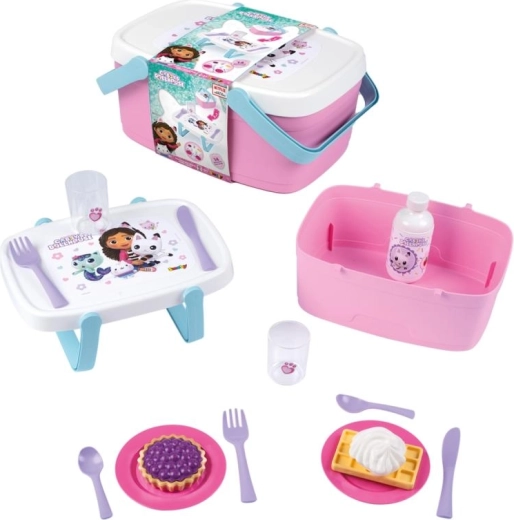 Korb, der sich in ein Tischchen verwandelt