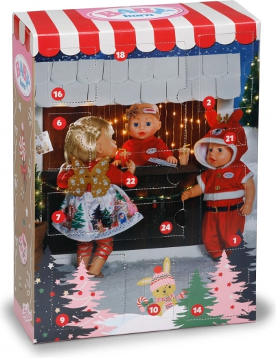 BABY born Adventskalender 2025 für Puppe 43 cm