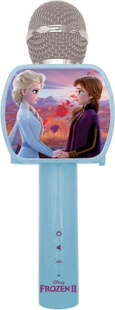 Kabelloses Disney Frozen Karaoke-Mikrofon mit integriertem Lautsprecher und Stimmverzerrer