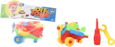 Schraubbares Kunststoffflugzeug für Kinder