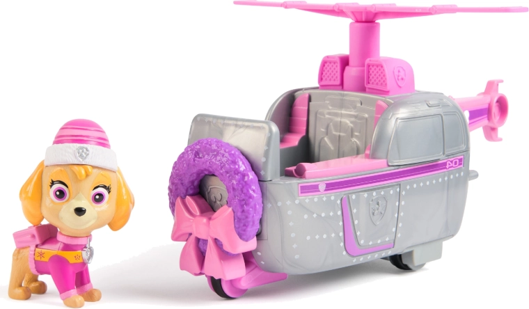 Skye-Figur im Winteroutfit