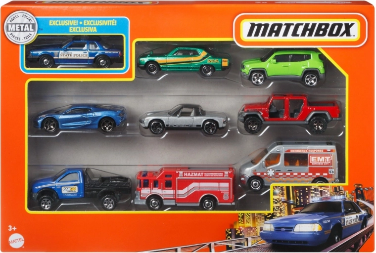 Matchbox 9er-Pack Modellautos