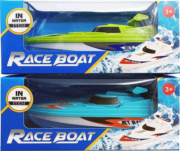 Rennmotorboot 16,5 cm – Wasserspielzeug (2 Designs)