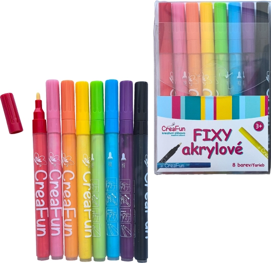 CreaFun Acrylmarker 8 Farben