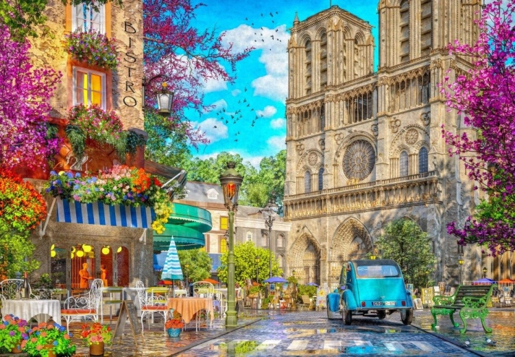 BLUEBIRD Puzzle Nachmittag bei Notre-Dame – 1000 Teile