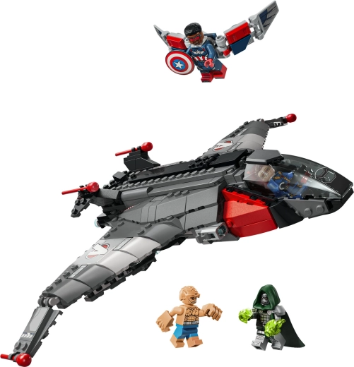 Action-Quinjet mit aufklappbarem Innenraum
