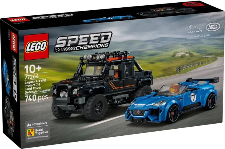 LEGO Speed Champions Jaguar Project 7 und Land Rover Defender