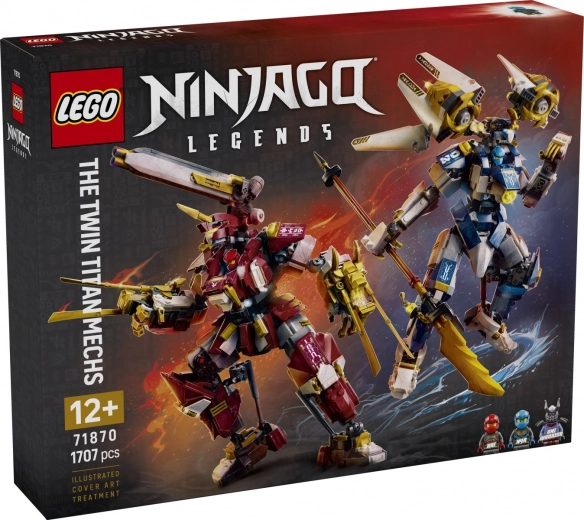 LEGO NINJAGO Legends Titanen-Mech-Duo im Nahkampf