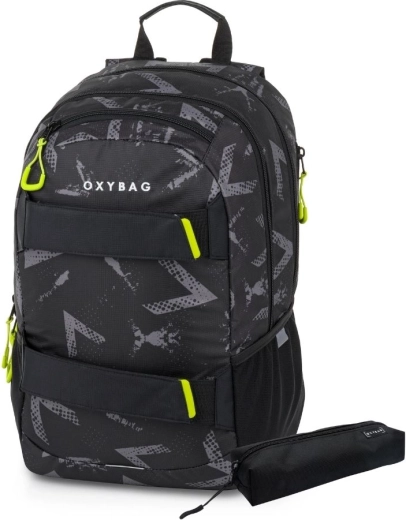 Schulrucksack mit Etui OXYBAG Oxy Sport Abstract, 24 l