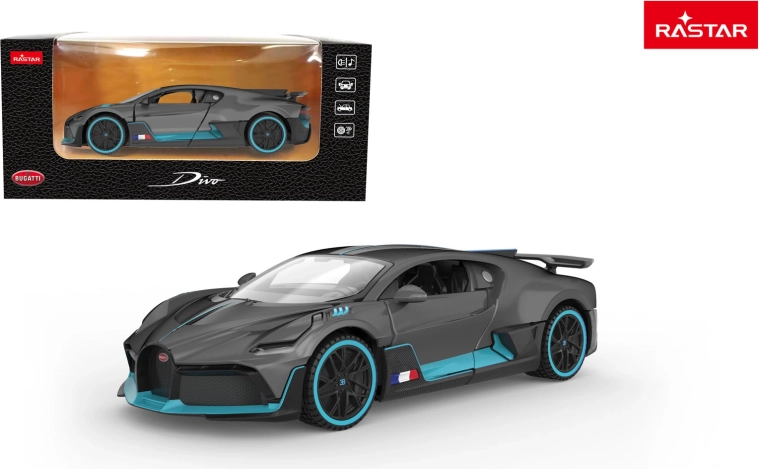 Metallauto Bugatti Divo 1:32 grau Rastar