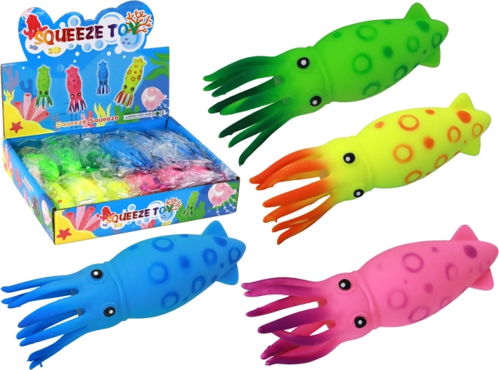 Antistress-Quetschspielzeug bunter Kalmar