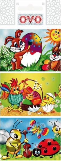 Schrumpffolien für Ostereier mit traditionellen Motiven