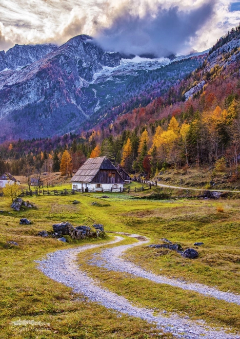 Puzzle Enjoy Häuschen in den Bergen 1000 Teile