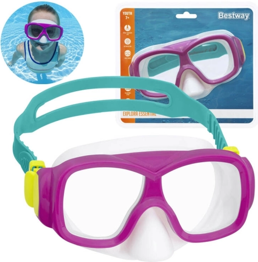 Bestway Aquanaut Kindermaske zum Schwimmen und Schnorcheln