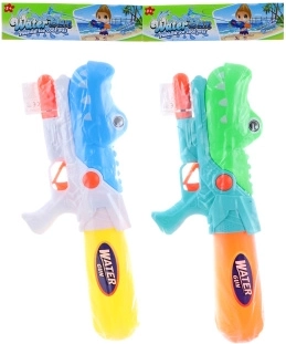 Pump-Pistolen-Wasserpistole Dino 42 cm – 2 Farben