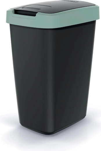 Abfalleimer mit Schwing- und Klappdeckel 12 l – Prosperplast