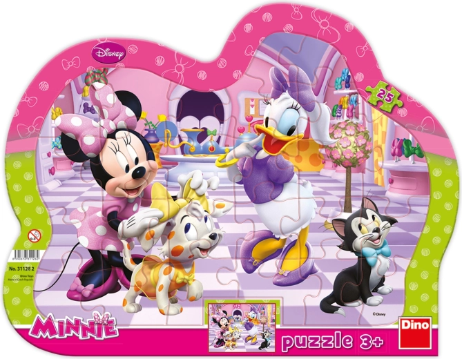 Puzzle Minnie und ihre Haustiere 25 Teile