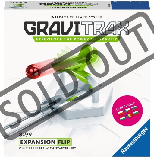 Ravensburger GraviTrax Flip – Erweiterungselement für die Kugelbahn