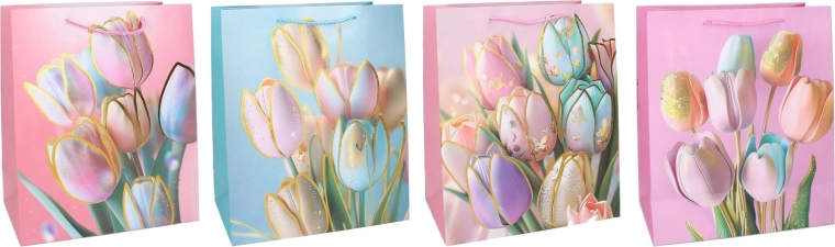 Geschenktasche Größe L 41,5 × 30 × 12 cm – ganzjährig