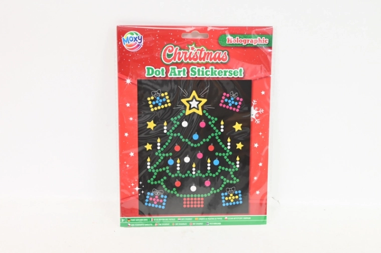CCG Weihnachtliches Punktkleben – Kreativbild 22 × 18 cm