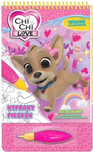 Chi Chi Love: Wassermalbuch – Hundeabenteuer