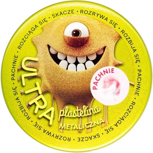 Ultra-Knetmasse duftend Gold metallic Zuckerwatte 128 g