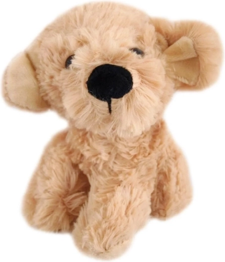 Sitzender Plüschhund 16 cm