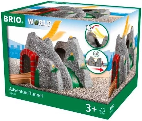Brio Tunnel mit Brücke und Sound