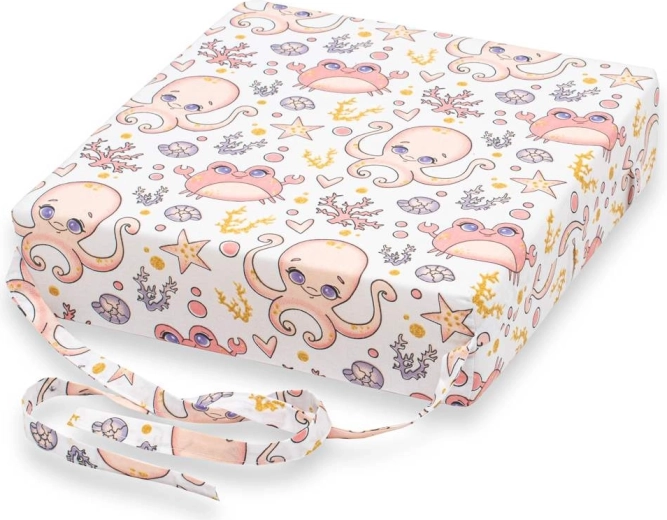Kinder-Sitzerhöhung für Stühle New Baby Basic Oktopus rosa
