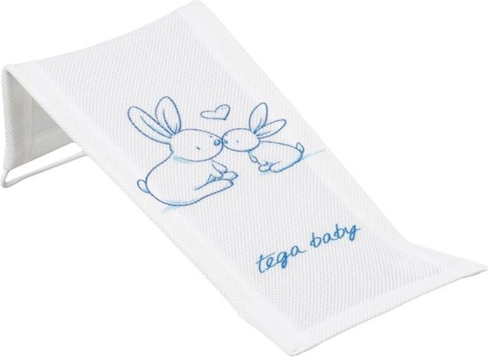 Stoffliege für die Babywanne mit Häschen, weiß