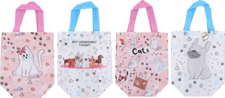 Geschenktüte S 22,5 x 21,5 x 11,5 cm, Kinder - Vliesstoff