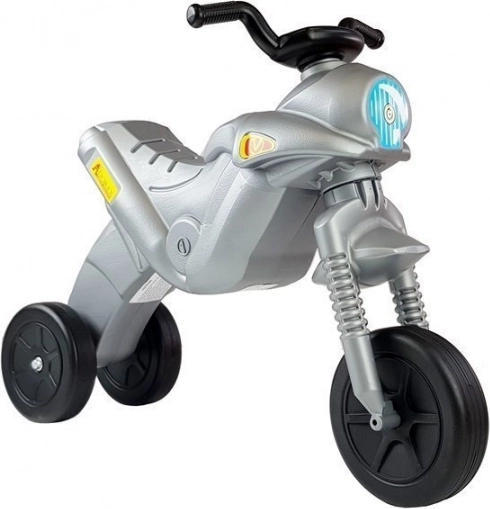 Laufdreirad Motorrad Enduro – silber