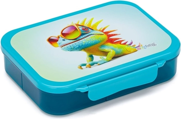 Snackbox mit Fächern Crazy Animals – Chamäleon