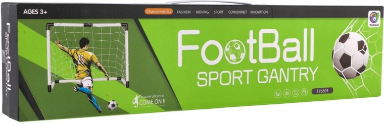 Fußballtor für Kinder mit Ball und Pumpe