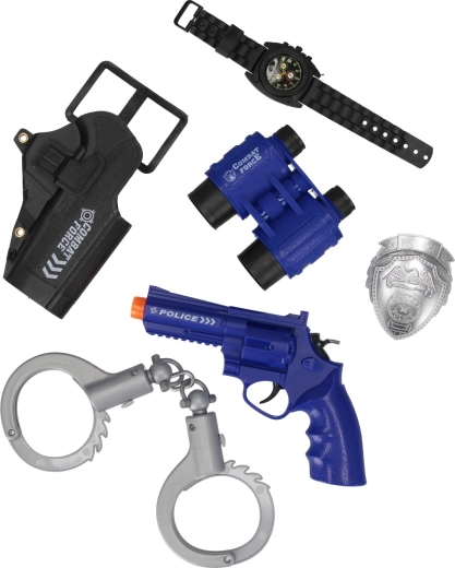 Komplette Ausrüstung fürs Polizei-Rollenspiel