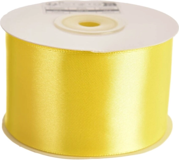 Satinband gelb 50 mm, 25 m