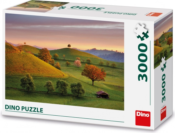 Dino Puzzle Märchenhafter Sonnenaufgang 3000 Teile