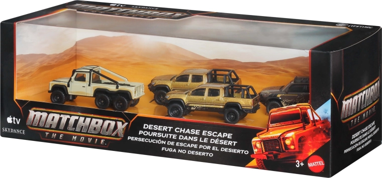 4 Filmfahrzeuge im Maßstab 1:64