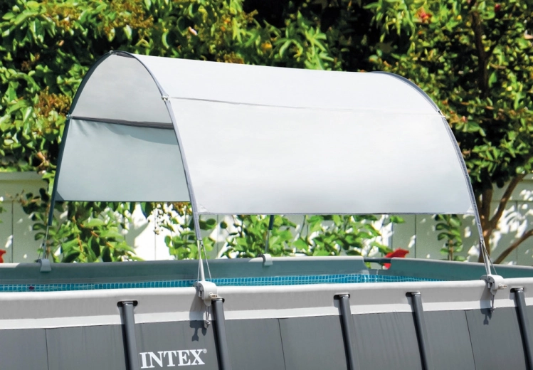 Pool-Überdachung mit UV-Schutz 50+ für Aufstellpools