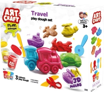 Art Craft Knetset zum Modellieren – Transportmittel 168 g
