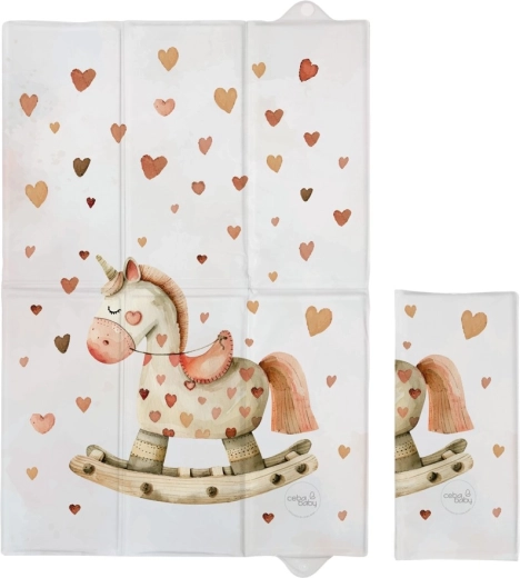 Ceba baby Reise-Wickelunterlage Basic rocking horse 60 × 40 cm