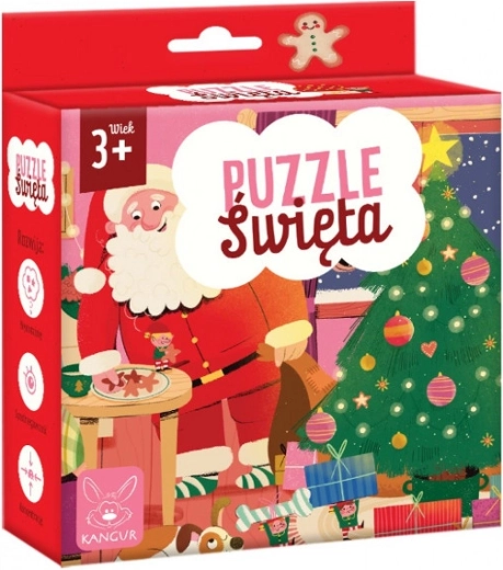 Weihnachts-Puzzle für Kinder ab 3 Jahren