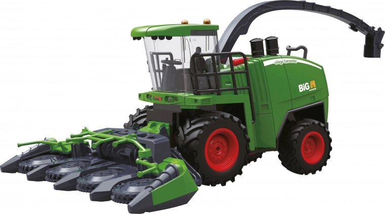 Rauchender RC-Mähdrescher mit Fernsteuerung 28 cm