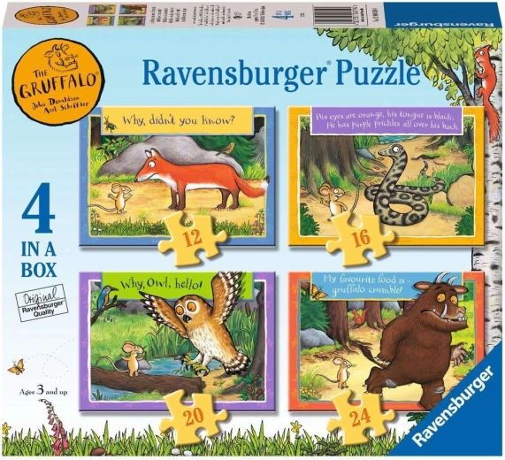 Ravensburger Puzzle Gruffalo: Märchengeschichten 4-in-1