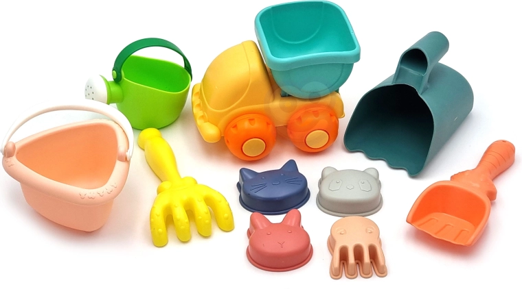 Pastellfarbenes Design und freundliche Formen